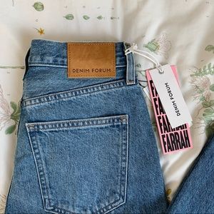 Denim Forum Wide Leg Jeans